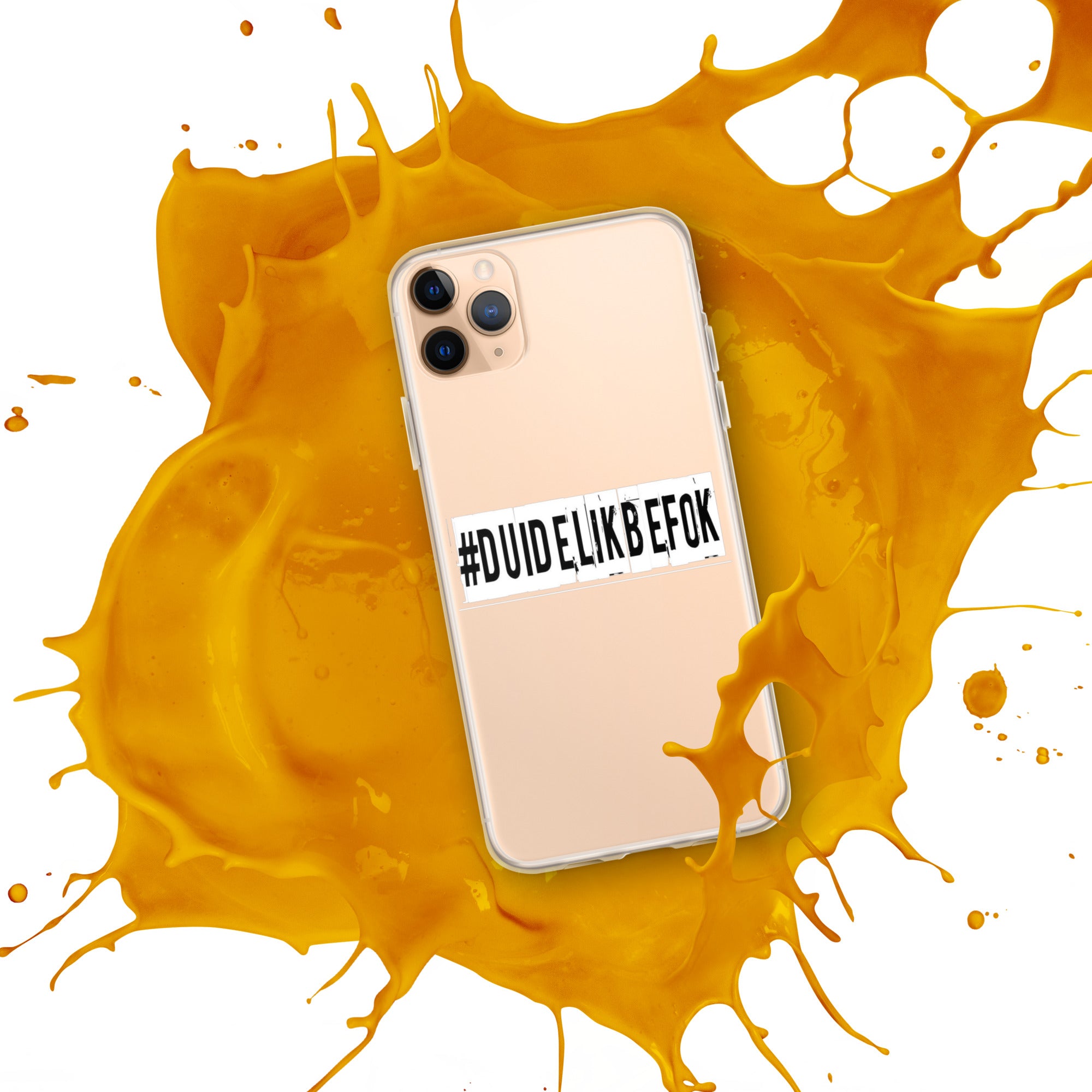 #DuidelikBefok - Clear Case for iPhone®