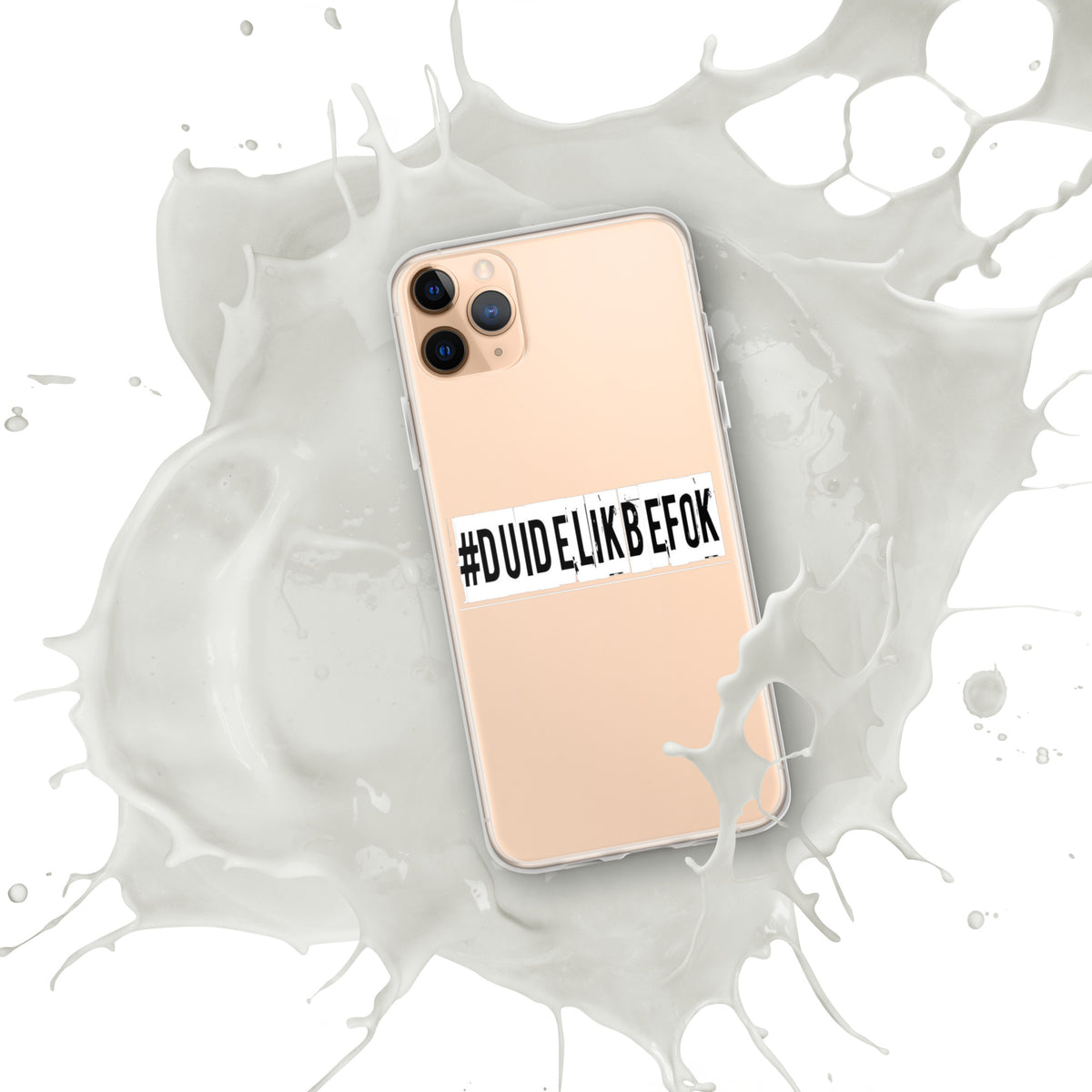 #DuidelikBefok - Clear Case for iPhone®