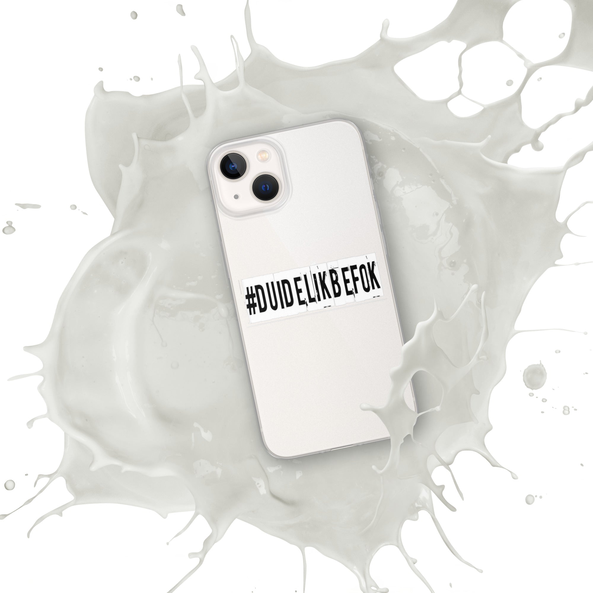 #DuidelikBefok - Clear Case for iPhone®