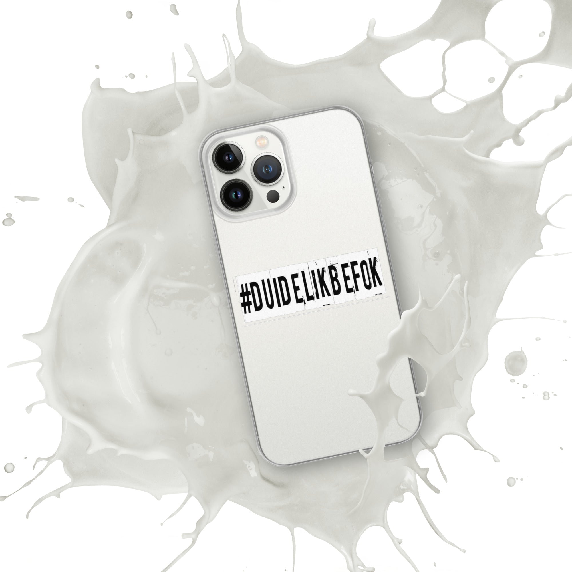 #DuidelikBefok - Clear Case for iPhone®