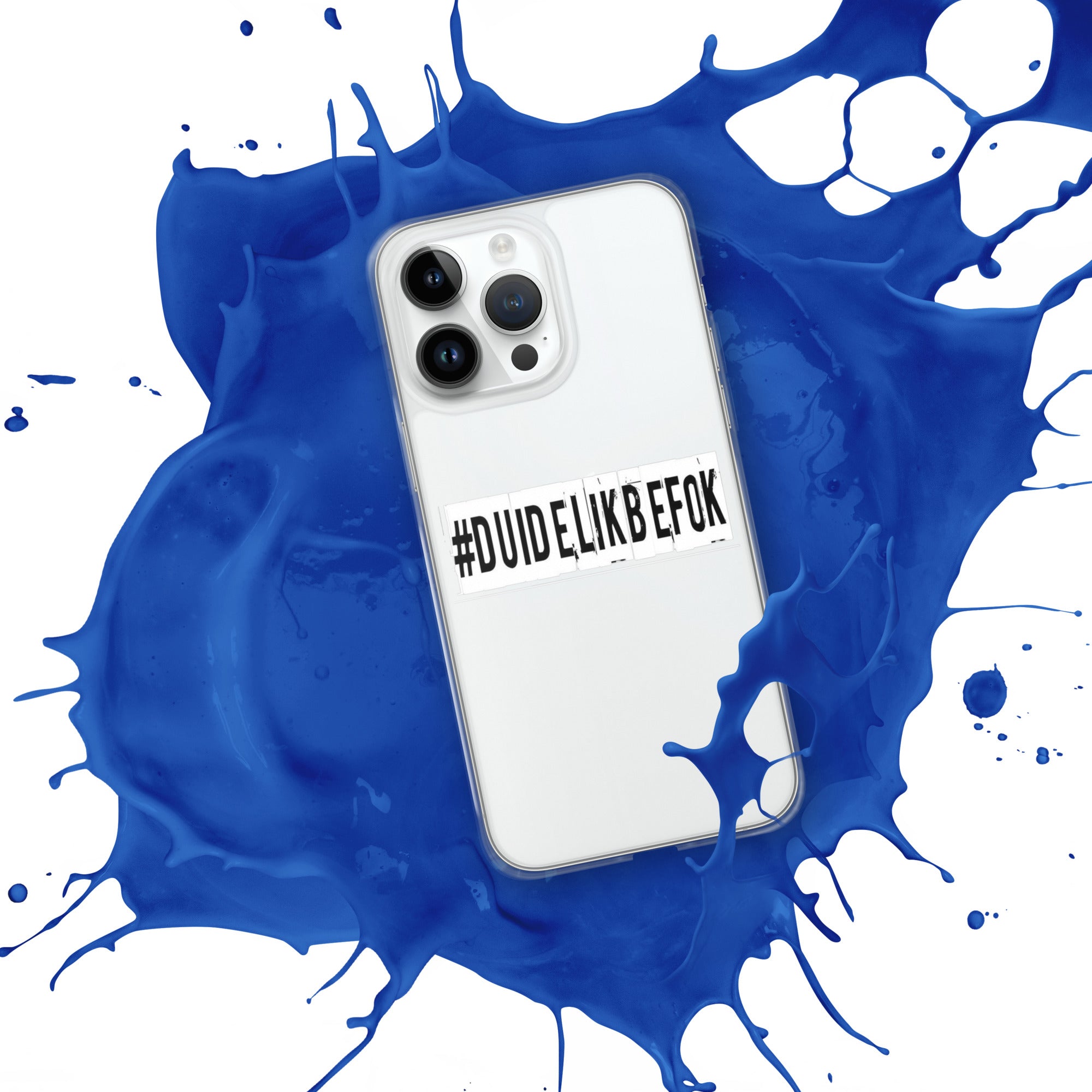 #DuidelikBefok - Clear Case for iPhone®