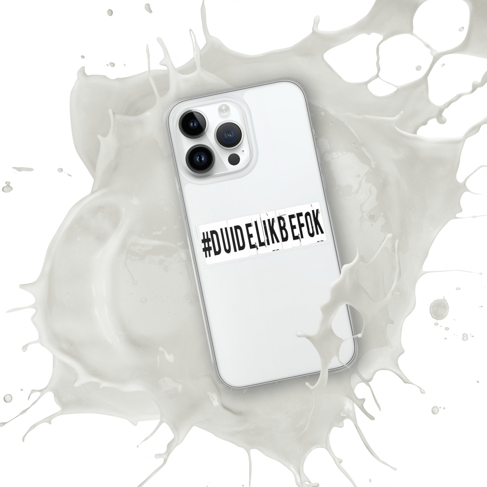 #DuidelikBefok - Clear Case for iPhone®