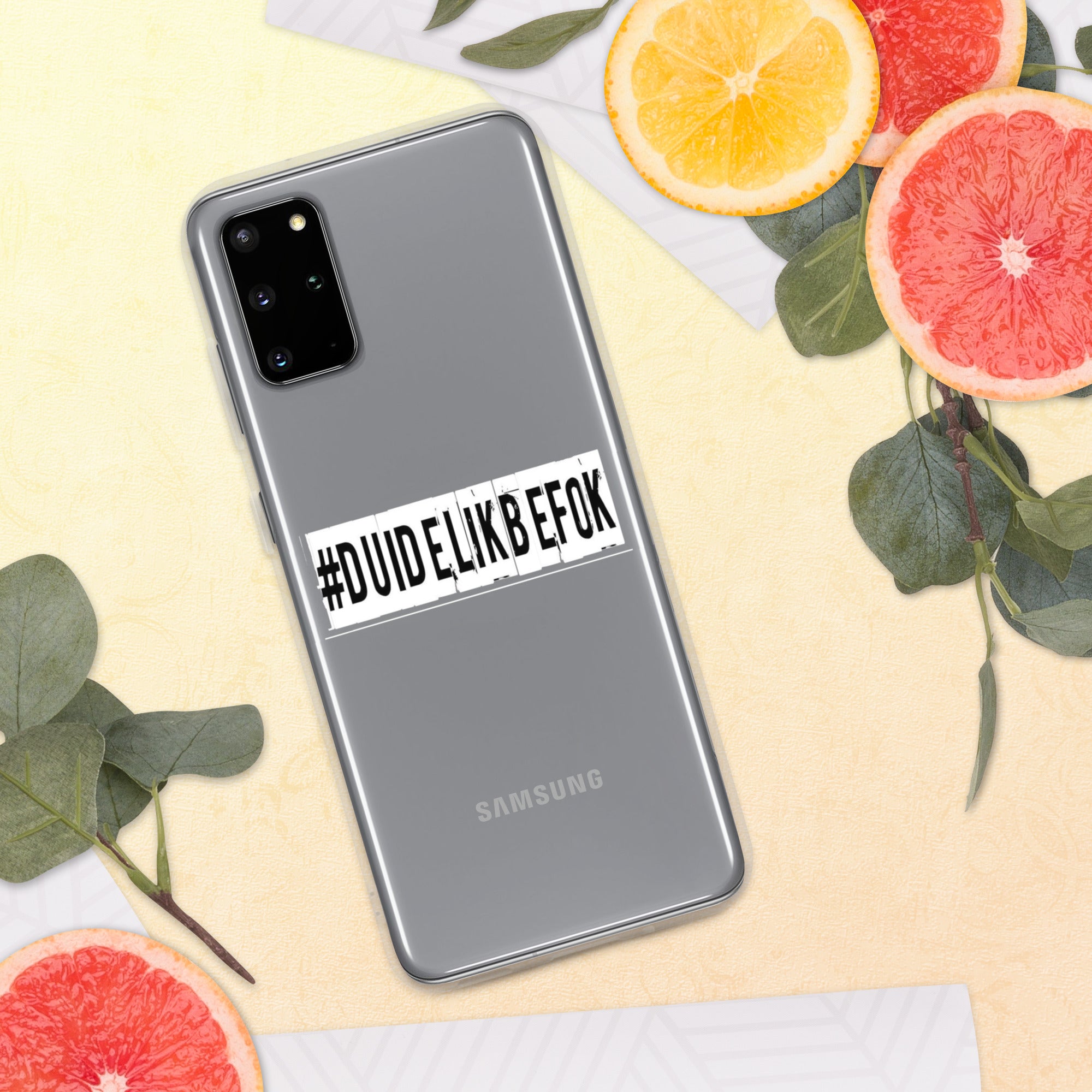 #DuidelikBefok - Clear Case for Samsung®