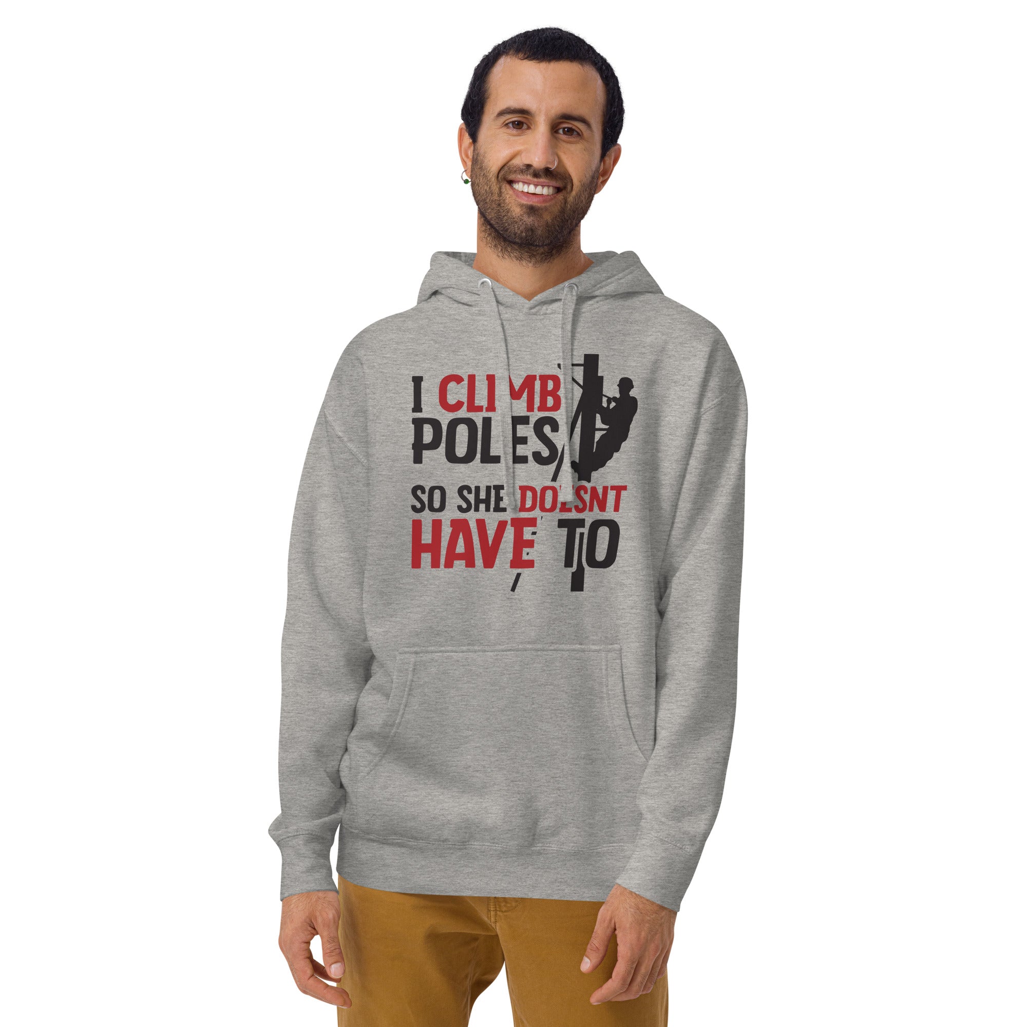 Climb Poles - Mens Hoodie