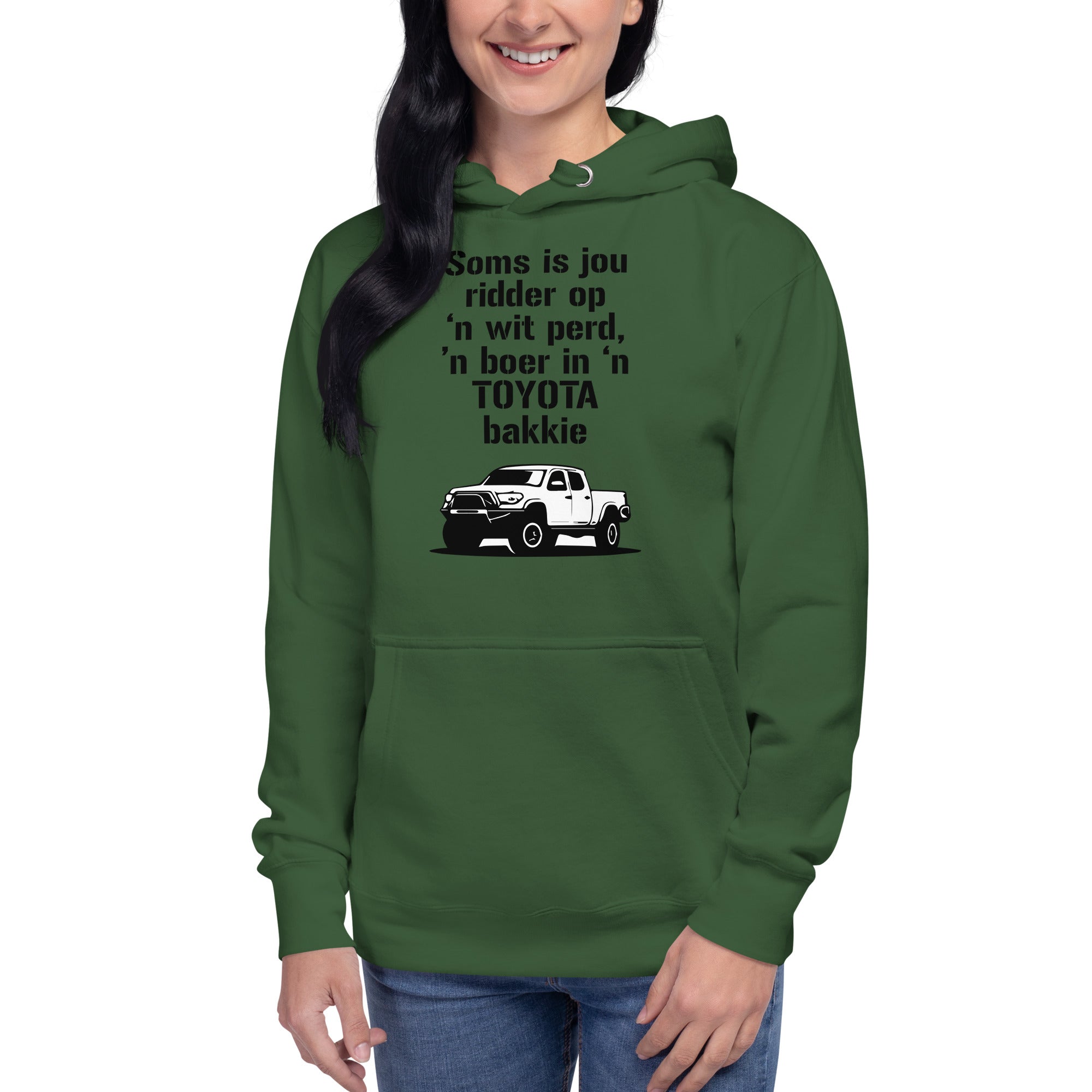 Ridder op 'n wit perd - Womens Hoodie