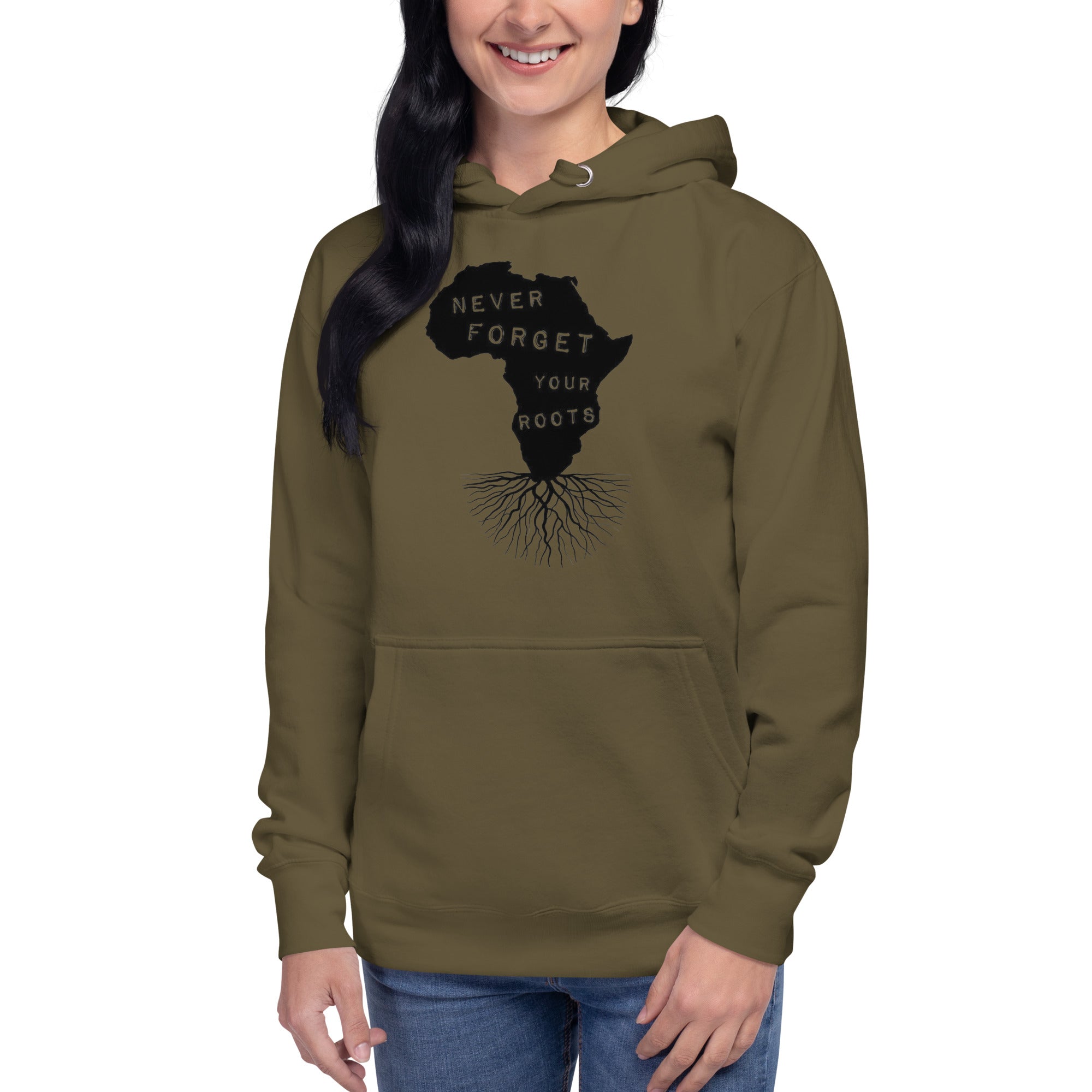 Never Forget Your Roots - Womens Hoodie