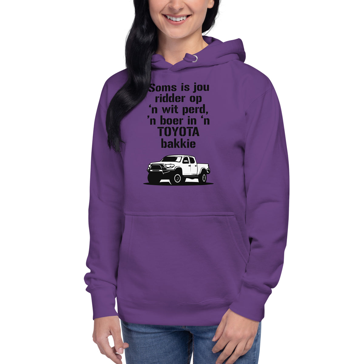 Ridder op 'n wit perd - Womens Hoodie