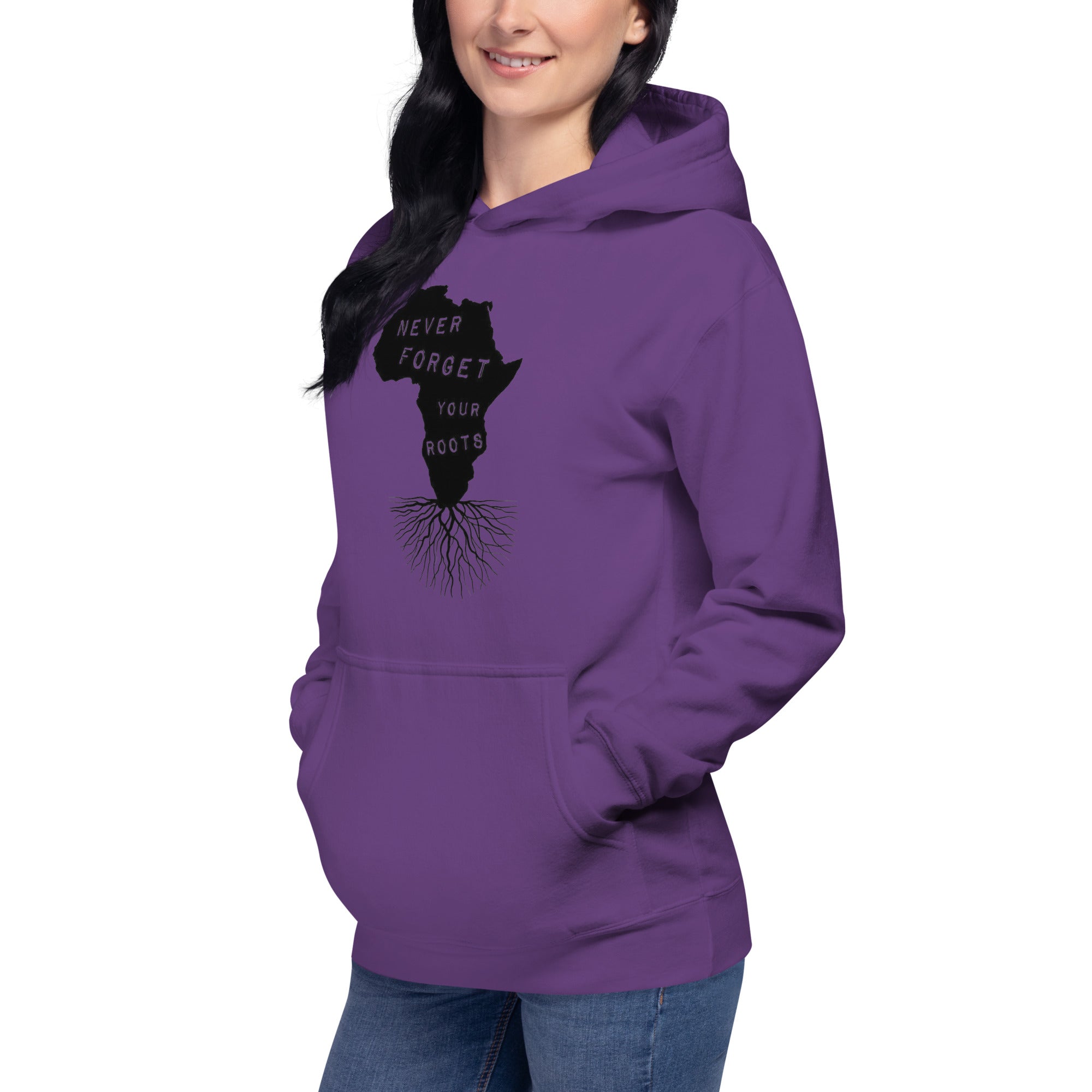 Never Forget Your Roots - Womens Hoodie