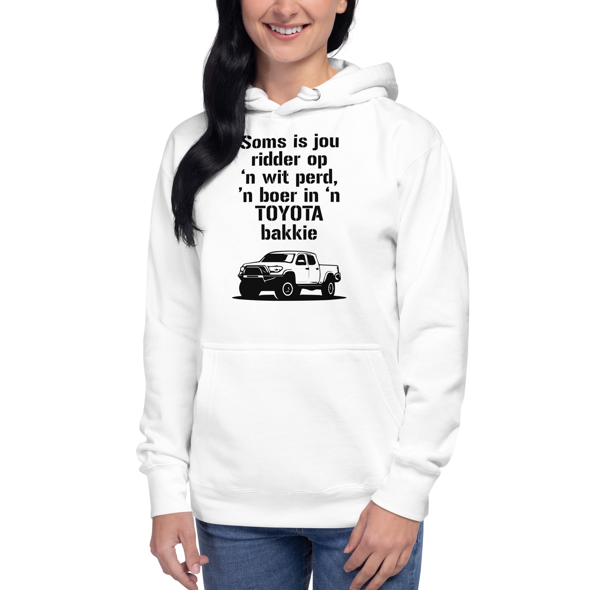 Ridder op 'n wit perd - Womens Hoodie