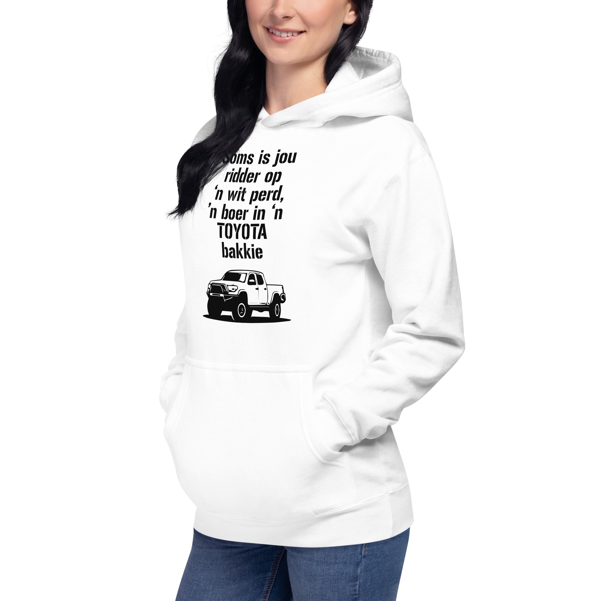 Ridder op 'n wit perd - Womens Hoodie