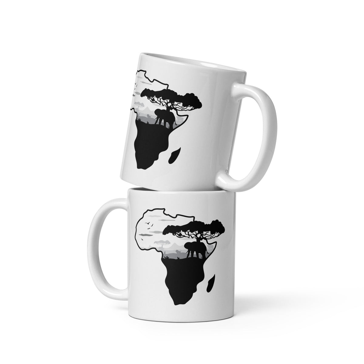 Africa -  White glossy mug