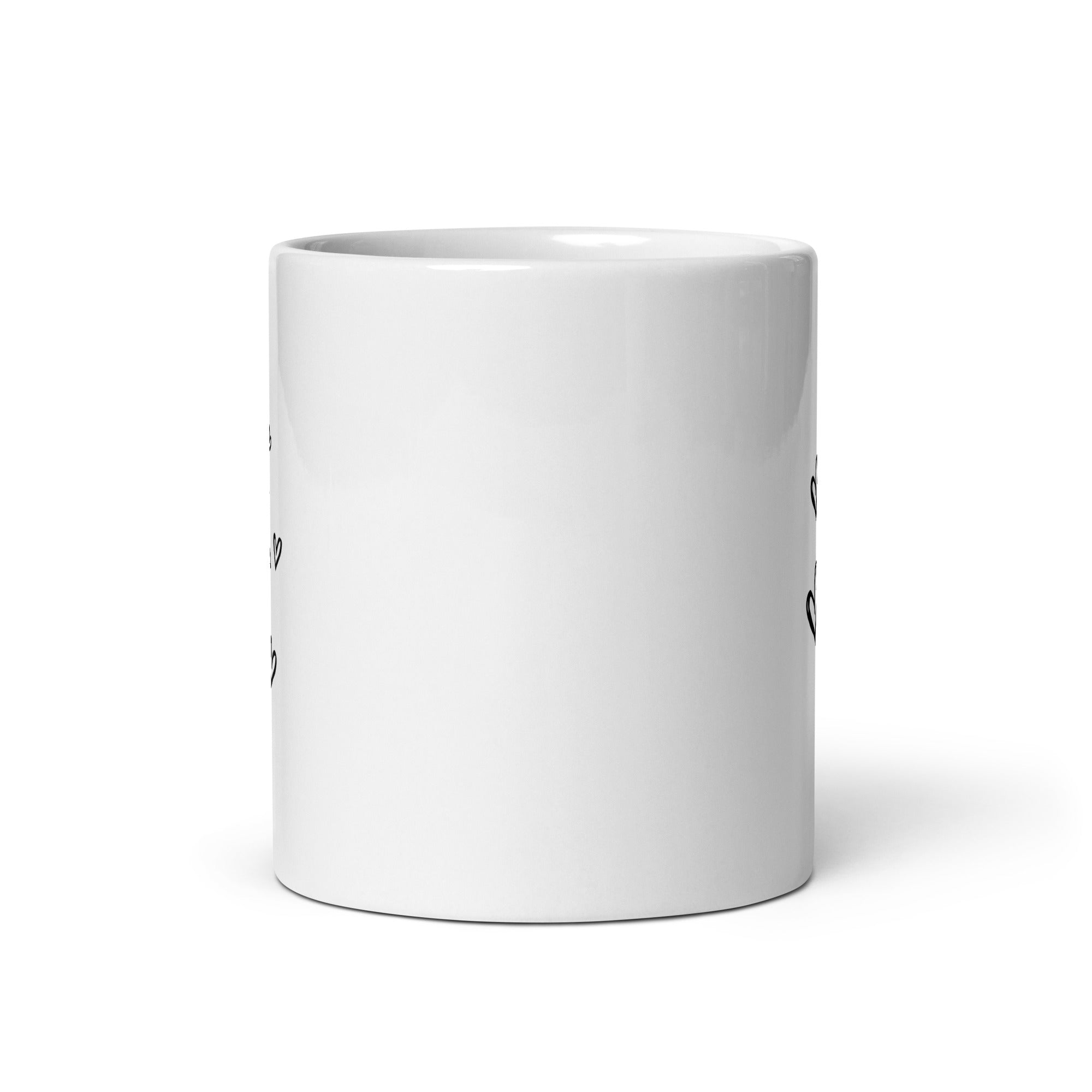 Bull - White glossy mug