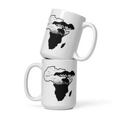 Africa -  White glossy mug