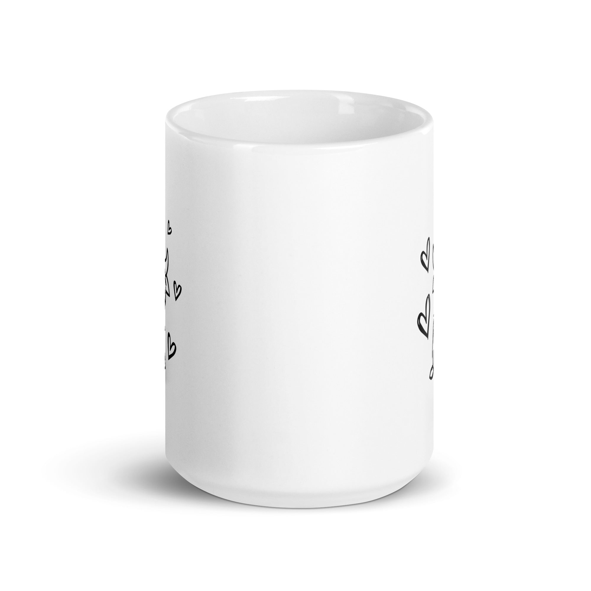 Bull - White glossy mug